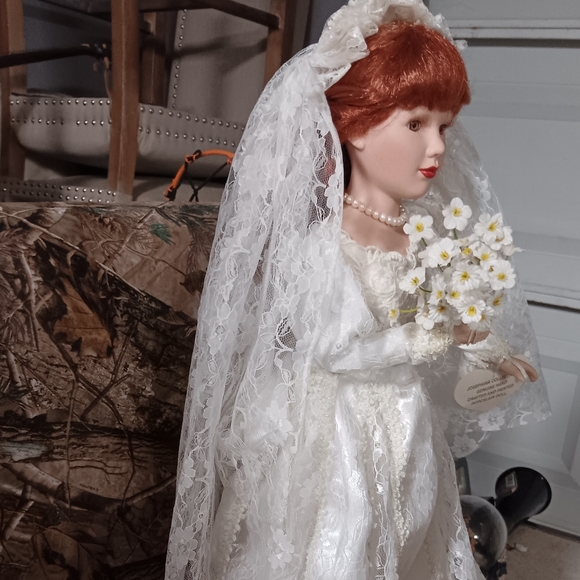 A Josehina Collection Genuine Hand Crafted and Painted Porcelain Doll #860240 - Picture 3 of 4